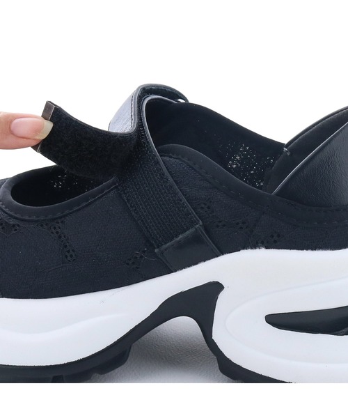 byあしながおじさん（バイアシナガオジサン）の「2WAY厚底バレエスニーカー　8710645（スニーカー・レディース・ピンクベージュ/ブラック/アイボリー・24.5cm/24cm/23.5cm/23cm/22.5cm）」の17枚目の写真