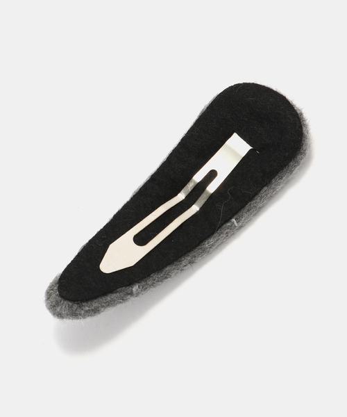 IENA(イエナ)の「HEYEP/ヘイップ Plaid Hair Clips-2 Piece Set ヘアクリップ HP10425(バレッタ/ヘアクリップ・レディース・チャコールグレー・FREE)」の2枚目の写真