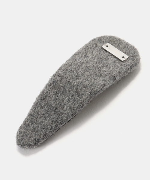 IENA(イエナ)の「HEYEP/ヘイップ Plaid Hair Clips-2 Piece Set ヘアクリップ HP10425(バレッタ/ヘアクリップ・レディース・チャコールグレー・FREE)」の5枚目の写真