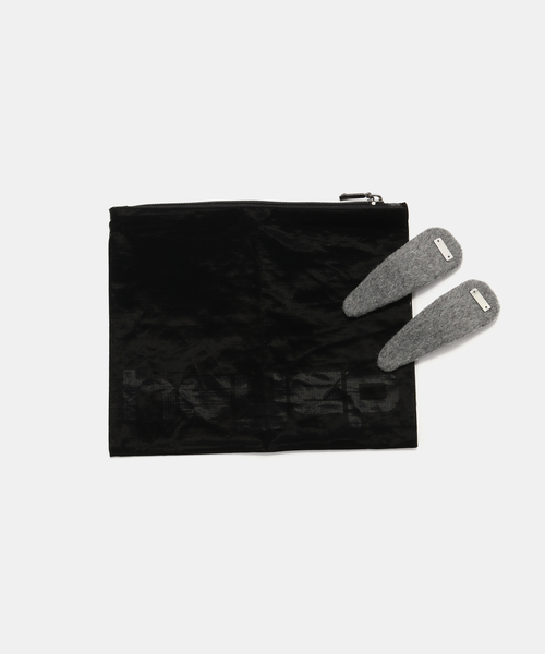 IENA(イエナ)の「HEYEP/ヘイップ Plaid Hair Clips-2 Piece Set ヘアクリップ HP10425(バレッタ/ヘアクリップ・レディース・チャコールグレー・FREE)」の7枚目の写真