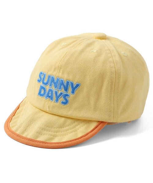 BREEZE（ブリーズ）の「Bpop 刺繍ベビーキャップ（キャップ・キッズ・ピンク/グリーン/イエロー/インディゴブルー/アイボリー・48/46）」の4枚目の写真