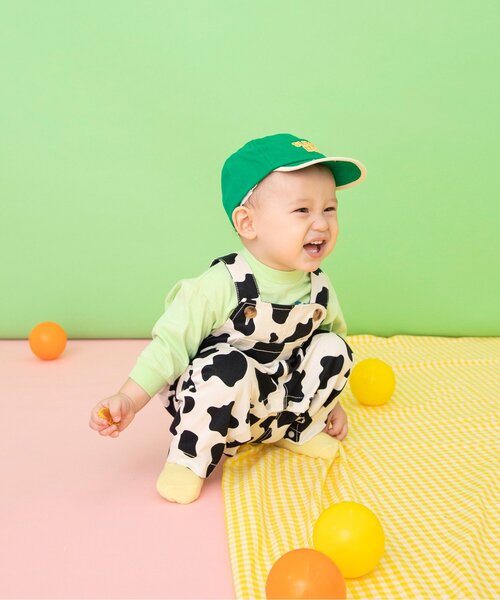 BREEZE（ブリーズ）の「Bpop 刺繍ベビーキャップ（キャップ・キッズ・ピンク/グリーン/イエロー/インディゴブルー/アイボリー・48/46）」の8枚目の写真