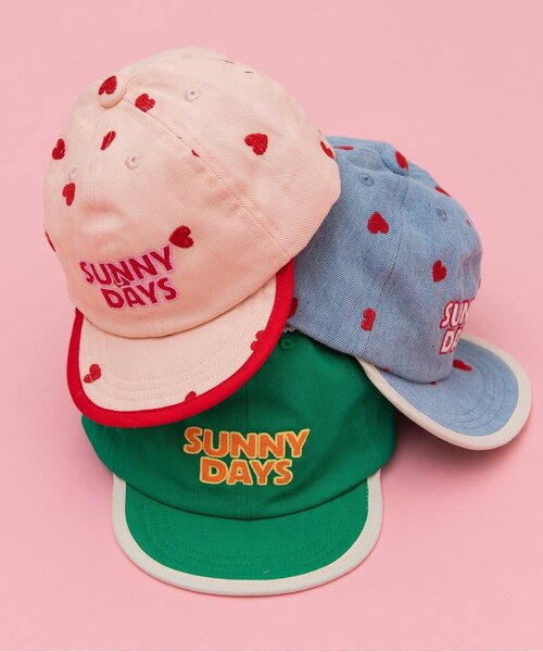 BREEZE（ブリーズ）の「Bpop 刺繍ベビーキャップ（キャップ・キッズ・ピンク/グリーン/イエロー/インディゴブルー/アイボリー・48/46）」の9枚目の写真