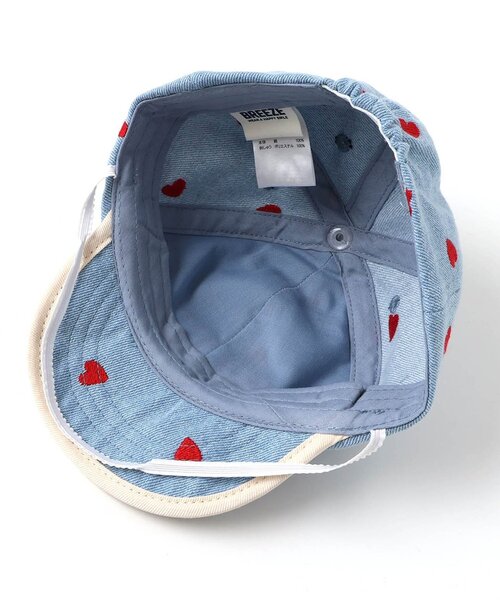 BREEZE（ブリーズ）の「Bpop 刺繍ベビーキャップ（キャップ・キッズ・ピンク/グリーン/イエロー/インディゴブルー/アイボリー・48/46）」の16枚目の写真