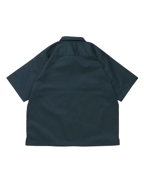 BEN DAVIS/WHITE LABEL(ベンデイビス ホワイトラベル)の「【BEN DAVIS(ベンデイビス)】1/2ZIP S/S SHIRT / ハーフジップ シャツ 半袖 クルーネック ワンポイント ピス ワンポイント 【セットアップ着用可能】(シャツ/ブラウス・メンズ・ネイビー/ベージュ/ダークグリーン/ブルー系その他2/ブラック・X-LARGE/LARGE/MEDIUM)」の12枚目の写真
