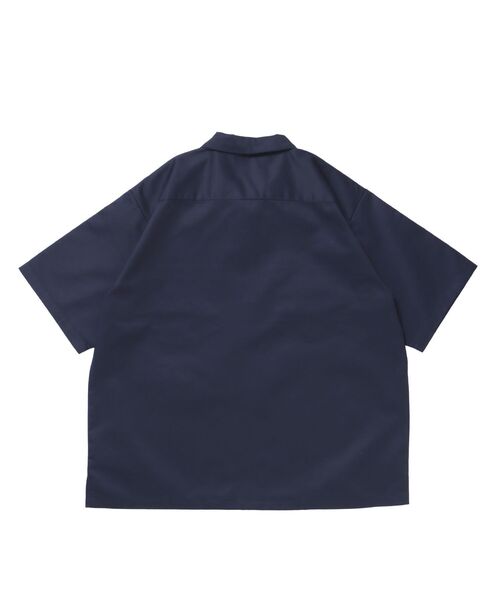 BEN DAVIS/WHITE LABEL(ベンデイビス ホワイトラベル)の「【BEN DAVIS(ベンデイビス)】1/2ZIP S/S SHIRT / ハーフジップ シャツ 半袖 クルーネック ワンポイント ピス ワンポイント 【セットアップ着用可能】(シャツ/ブラウス・メンズ・ネイビー/ベージュ/ダークグリーン/ブルー系その他2/ブラック・X-LARGE/LARGE/MEDIUM)」の17枚目の写真