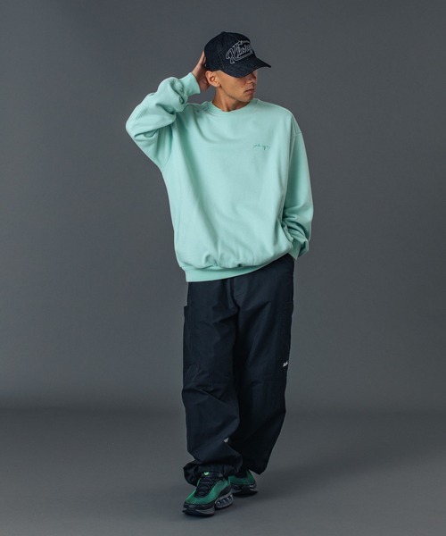 XLARGE(エクストララージ)の「PANELED CREWNECK SWEATSHIRT(スウェット・メンズ・ブラック/ライトグリーン/グレー・L/M/S/XL)」の14枚目の写真