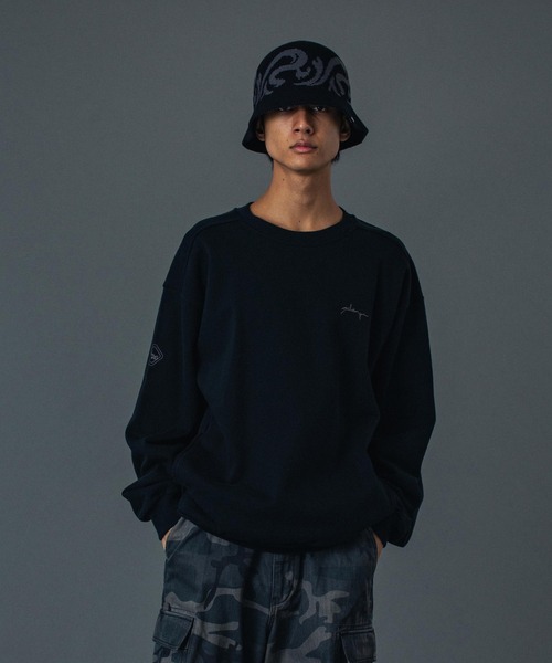 PANELED CREWNECK SWEATSHIRT（スウェット）｜XLARGE（エクストラ