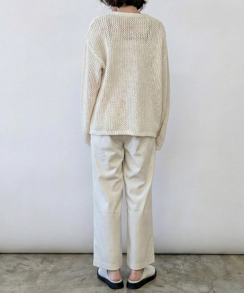 Muscat（マスカット）の「フラワー刺繍ワイドパンツ（その他パンツ・レディース・サンドベージュ/ブラック・F）」の6枚目の写真