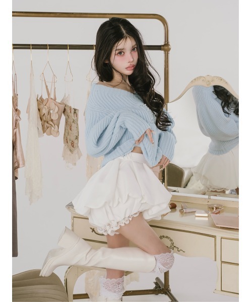 Darich（ダーリッチ）の「ボリュームバルーンミニスカート（スカート