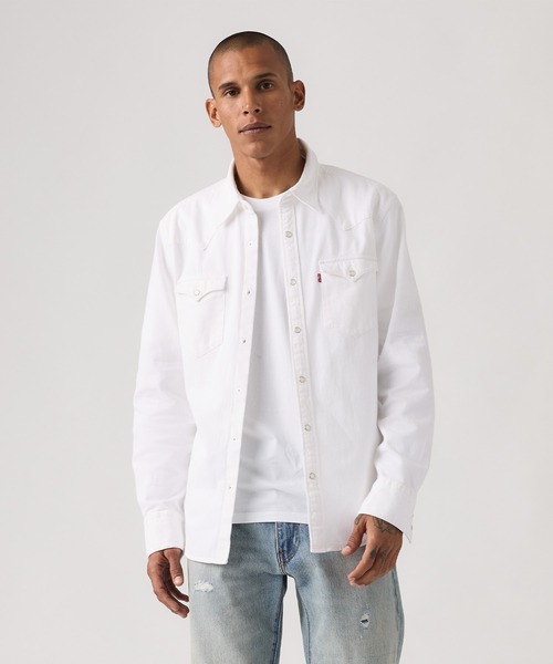 Levi's(リーバイス)の「Levi's/リーバイス ウエスタンシャツ(シャツ/ブラウス・メンズ・ホワイト・XL/L/M/S)」の1枚目の写真