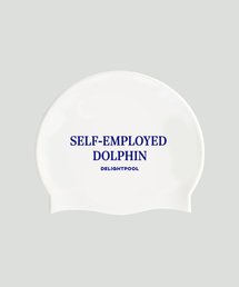 DELIGHTPOOL（ディライトプール）の「Self employed dolphin Swim Cap - White（スイムグッズ）」