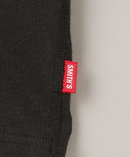 SMITH'S(スミス)の「SMITH'S(スミス)別注ヘンリーネックTシャツ(Tシャツ/カットソー・メンズ・ブラック/オフホワイト・S/M/L/XL)」の18枚目の写真