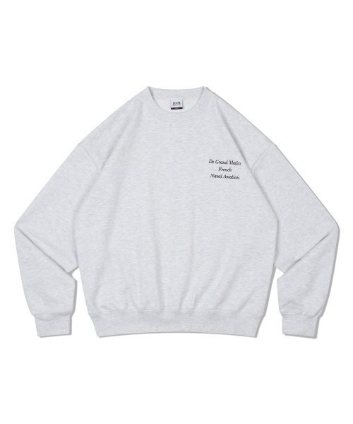 DE GRAND MATIN(ディグランドマーティン)の「V.HEAVY SWEAT SLOGAN_1%MELANGE(スウェット・メンズ・その他・FREE)」の2枚目の写真