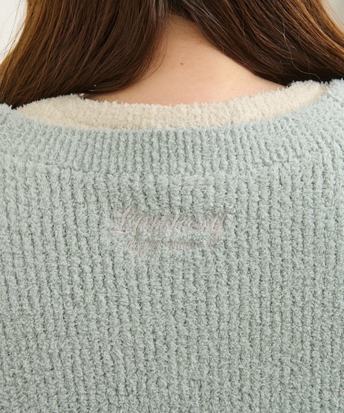 Louiosy(ルオシー)の「【Louiosy】【大きいサイズ】フラッフィーケーブルカーディガン(カーディガン/ボレロ・レディース・アイボリー/ライトブルー・LL/4L)」の21枚目の写真