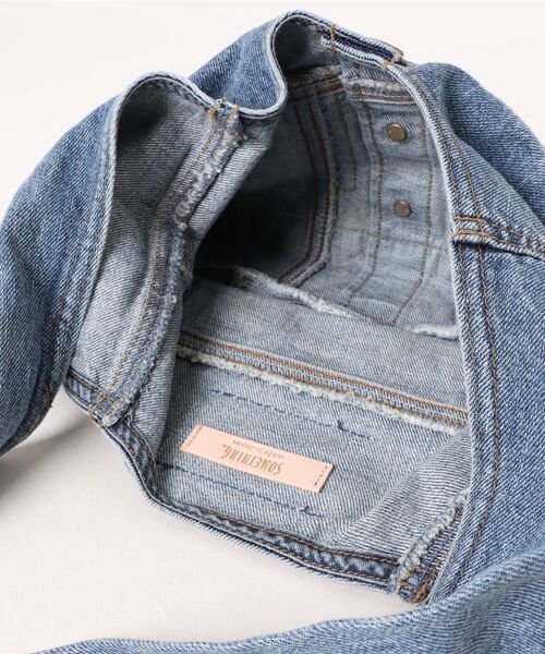 SOMETHING（サムシング）の「atelier SOMETHING　JACKET DETAIL BAG (SMALL)（トートバッグ・レディース・ブルー・FREE）」の12枚目の写真