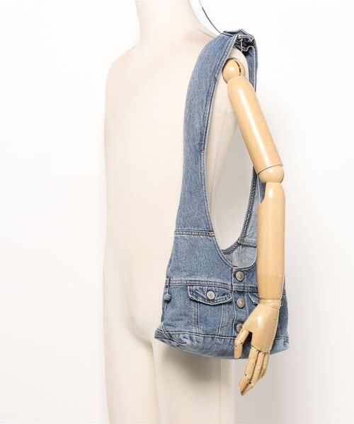 SOMETHING（サムシング）の「atelier SOMETHING　JACKET DETAIL BAG (SMALL)（トートバッグ・レディース・ブルー・FREE）」の13枚目の写真