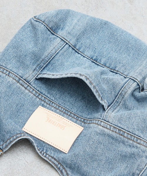 SOMETHING（サムシング）の「atelier SOMETHING　JACKET DETAIL BAG (SMALL)（トートバッグ・レディース・ブルー・FREE）」の9枚目の写真