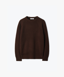Essential Crop Reglan Knit BROWN