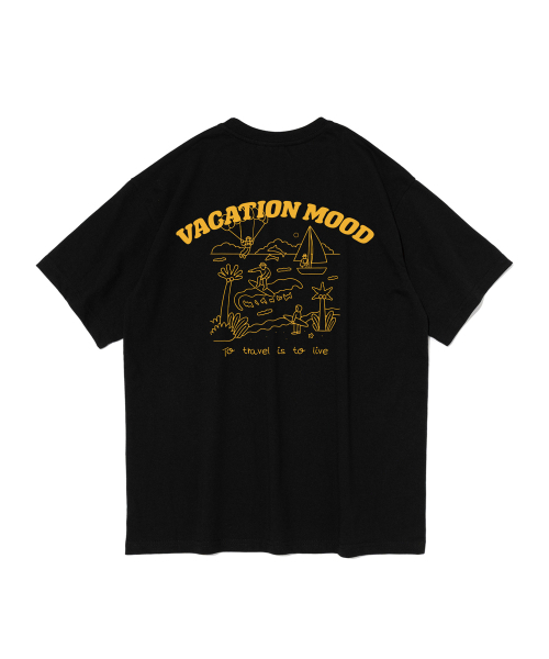 ANALOG MOOD(アナログムード)の「サマー バケーション ムード 半袖Tシャツ (ブラック)(Tシャツ/カットソー・レディース・その他・S/M/L/2XL/XL)」の2枚目の写真