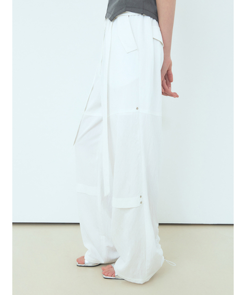 ETMON（エトモン）の「Back String Snap Pants White（その他パンツ・レディース・その他・FREE）」の3枚目の写真
