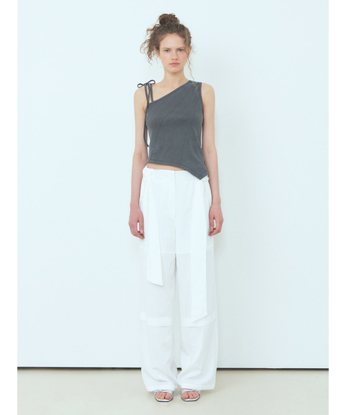 ETMON（エトモン）の「Back String Snap Pants White（その他パンツ・レディース・その他・FREE）」の5枚目の写真