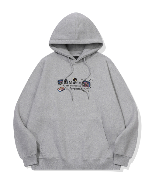 CPGN STUDIO（コンパーニョ）の「ミュージックモーメンツ刺繍フードパーカーグレー（パーカー・レディース・その他・M/L）」の2枚目の写真