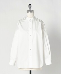 LOEFF | ＜LOEFF＞コットン ブロード バンドカラー シャツ(シャツ/ブラウス)