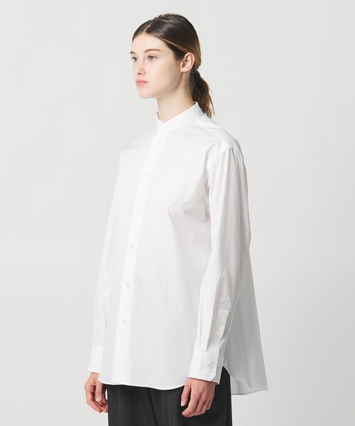 LOEFF(ロエフ)の「<LOEFF>コットン ブロード バンドカラー シャツ(シャツ/ブラウス・レディース・ホワイト/コバルトブルー/ネイビー・0/1)」の20枚目の写真
