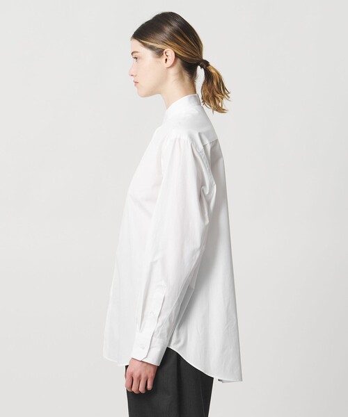 LOEFF(ロエフ)の「<LOEFF>コットン ブロード バンドカラー シャツ(シャツ/ブラウス・レディース・ホワイト/コバルトブルー/ネイビー・0/1)」の19枚目の写真