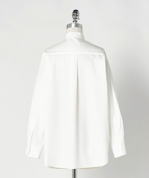 LOEFF(ロエフ)の「<LOEFF>コットン ブロード バンドカラー シャツ(シャツ/ブラウス・レディース・ホワイト/コバルトブルー/ネイビー・0/1)」の11枚目の写真