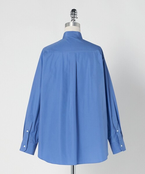 LOEFF(ロエフ)の「<LOEFF>コットン ブロード バンドカラー シャツ(シャツ/ブラウス・レディース・ホワイト/コバルトブルー/ネイビー・0/1)」の8枚目の写真