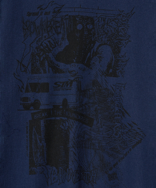 BROWNBREATH(ブラウンブレス)の「SPRD IT OUT LONGSLEEVE - NAVY(Tシャツ/カットソー・レディース・その他・L/XL/M)」の4枚目の写真