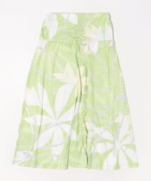 Maunaloa（マウナロア）の「【Maunaloa】Ocean Blue Bird ティアレトアマキシスカート（スカート）」