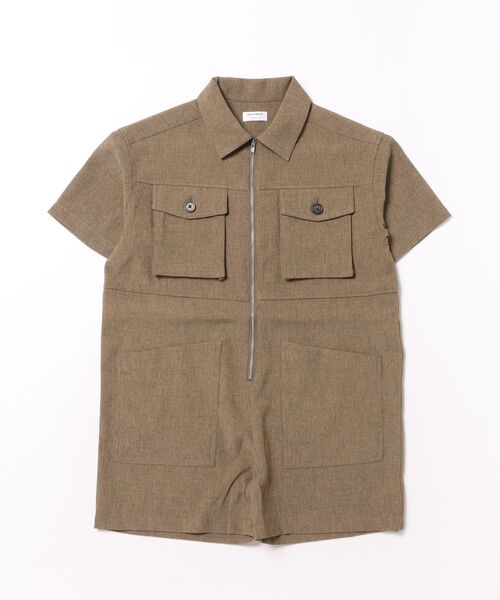 LOWRYS FARM(ローリーズファーム)の「ホップサックオールインワン 603592(つなぎ/オールインワン・キッズ・チャコールグレー/ベージュ/ブラウン系その他・140cm/130cm/120cm/110cm/150cm)」の3枚目の写真