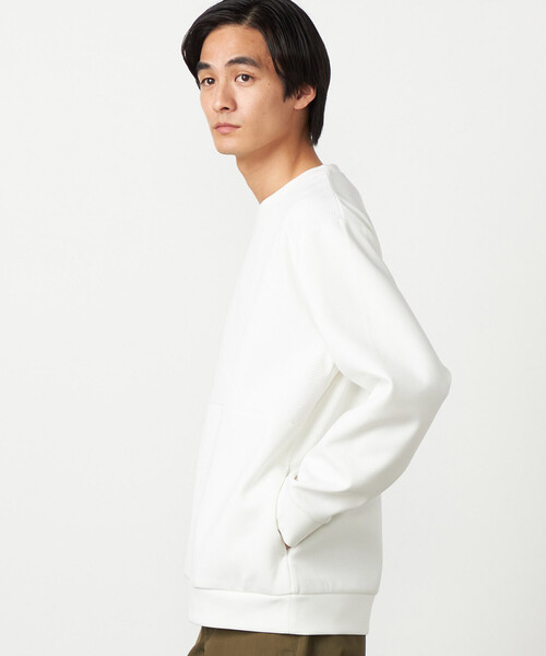 COMME CA ISM(コムサイズム)の「ヘリンボーンコンビ プルオーバー(Tシャツ/カットソー・メンズ・ホワイト/カーキ/ブラック・LARGE/MEDIUM)」の7枚目の写真