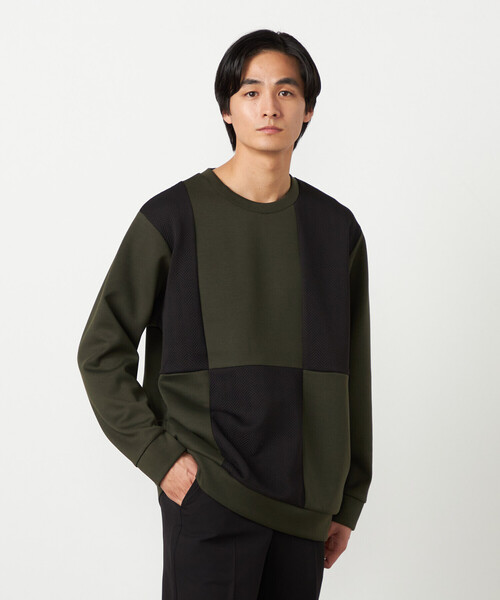 COMME CA ISM(コムサイズム)の「ヘリンボーンコンビ プルオーバー(Tシャツ/カットソー・メンズ・ホワイト/カーキ/ブラック・LARGE/MEDIUM)」の14枚目の写真