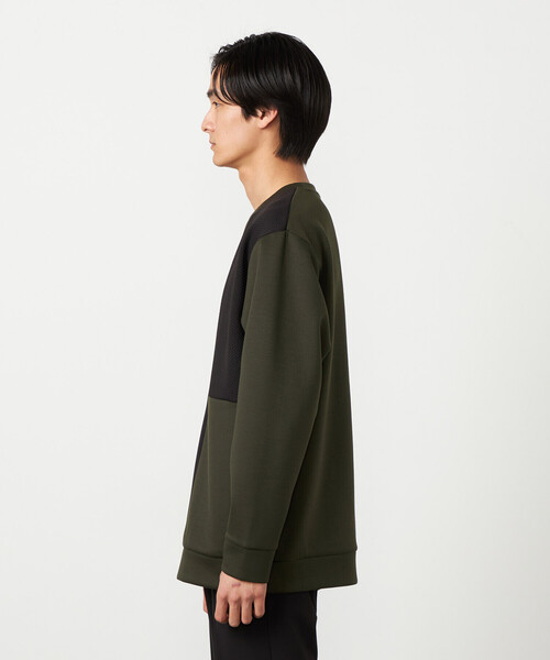 COMME CA ISM(コムサイズム)の「ヘリンボーンコンビ プルオーバー(Tシャツ/カットソー・メンズ・ホワイト/カーキ/ブラック・LARGE/MEDIUM)」の16枚目の写真