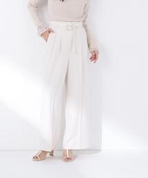 NATURAL BEAUTY BASIC | 【追加生産】◇ダブルベルトワイドパンツ(その他パンツ)