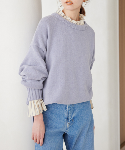 WEB限定/追加2》バルキーコットンプルオーバー（ニット/セーター