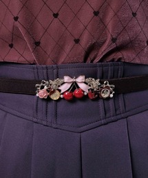 axes femme | ディヴェールショコラ細ベルト(ベルト)