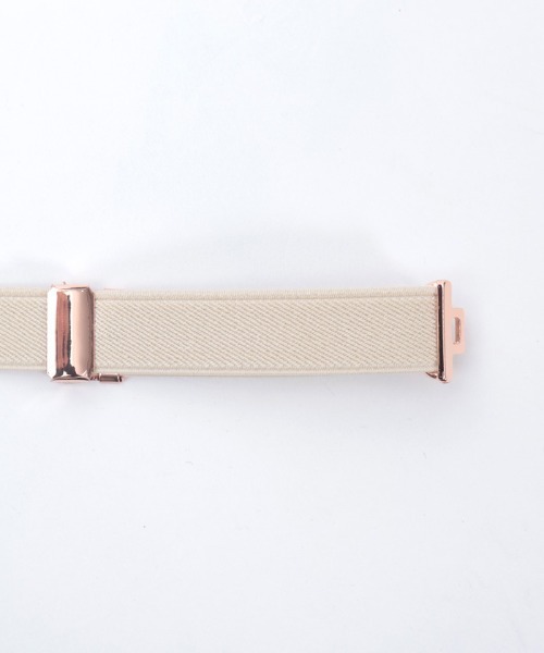 axes femme（アクシーズファム）の「ディヴェールショコラ細ベルト（ベルト・レディース・ピンク/ゴールド・FREE）」の6枚目の写真
