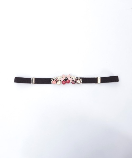 axes femme（アクシーズファム）の「ディヴェールショコラ細ベルト（ベルト・レディース・ピンク/ゴールド・FREE）」の9枚目の写真