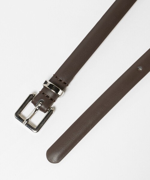 green label relaxing（グリーンレーベルリラクシング）の「ナロー メタルサルカン ベルト（ベルト・レディース・ダークブラウン/ブラック・FREE）」の5枚目の写真