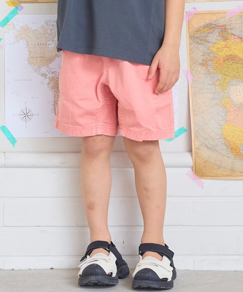 MARKEY'S（マーキーズ）の「製品染めショーツ（その他パンツ・キッズ・ブルー/カーキ/ライム/ピンク/ブラウン/チャコール/ネイビー/パープル/オレンジ/ベージュ・80/90/95/100/110/120/130/140/150）」の9枚目の写真
