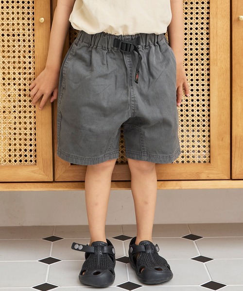 MARKEY'S（マーキーズ）の「製品染めショーツ（その他パンツ・キッズ・ブルー/カーキ/ライム/ピンク/ブラウン/チャコール/ネイビー/パープル/オレンジ/ベージュ・80/90/95/100/110/120/130/140/150）」の2枚目の写真