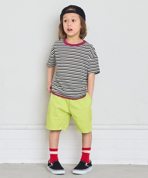 MARKEY'S（マーキーズ）の「製品染めショーツ（その他パンツ・キッズ・ブルー/カーキ/ライム/ピンク/ブラウン/チャコール/ネイビー/パープル/オレンジ/ベージュ・80/90/95/100/110/120/130/140/150）」の12枚目の写真