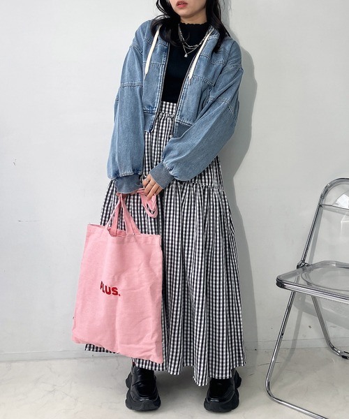 AS KNOW AS plus（アズノゥアズプラス）の「◯フード付き クロップド丈ジャケット  セットアップ対応（その他アウター・レディース・ブラック系その他/カモフラージュ/ケミカルウォッシュ・FREE）」の19枚目の写真