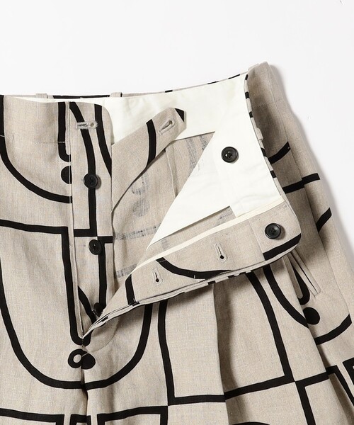 fennica(フェニカ)の「HAVERSACK ATTIRE / プリント ワイドパンツ(その他パンツ・メンズ・ナチュラル・MEDIUM/LARGE)」の4枚目の写真