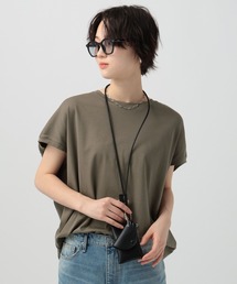 BAYFLOW | [コインケースとサングラスホルダー付き]レザーネックストラップ(コインケース)